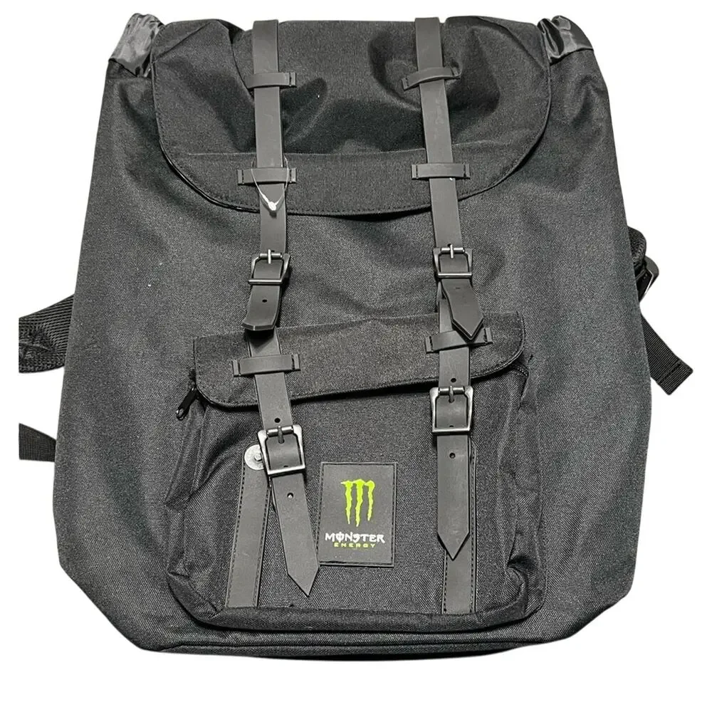 New Genuine Monster Energy Backpack Black 20